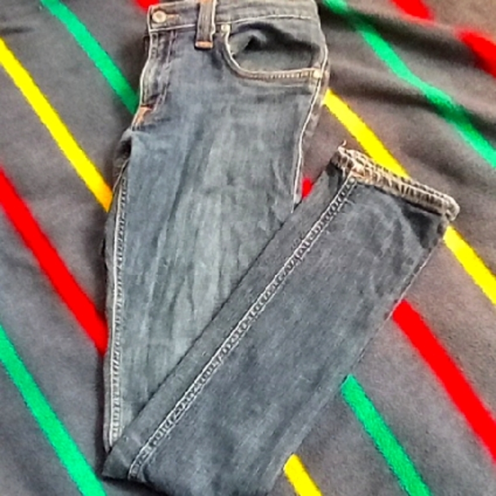 Mens Nudie Jeans Blue Skinny Denim Size W 29 L 34
